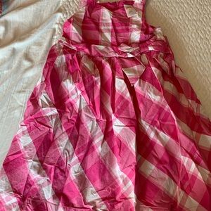 Gymboree pink gingham dress size 8